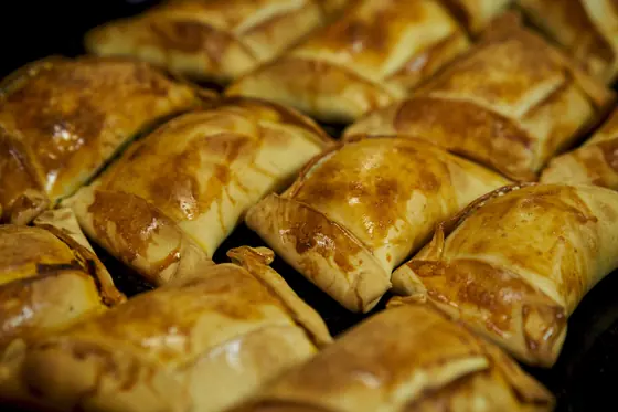 Empanadas de horno recién salidas